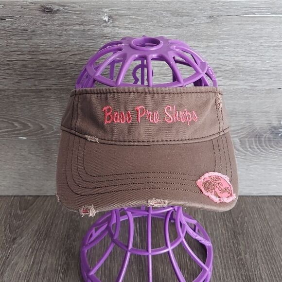 Bass Pro Shops Brown Distressed Visor - Picture 1 of 5